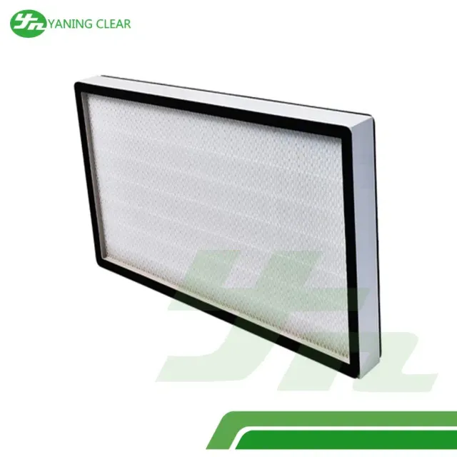 HEPA Filter Fiberglass H13–H14 Mini-Pleat