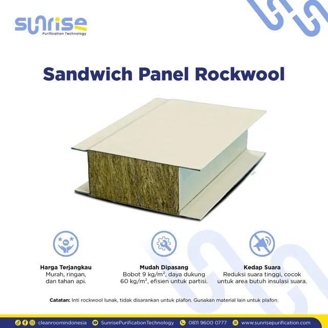 Qingban Panel 50 mm — Rockwool D60